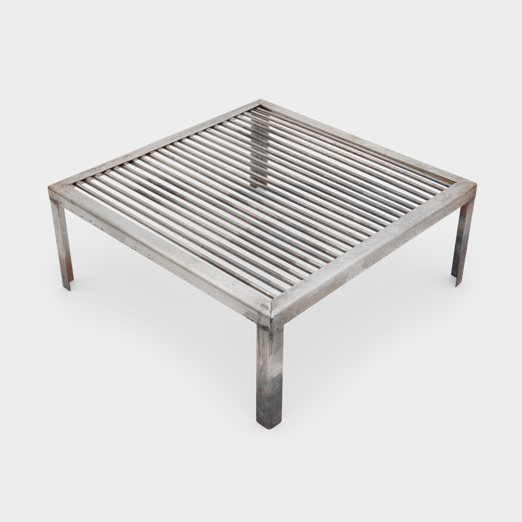 GRELHA QUADRADA CROMADA DE CHURRASQUEIRA