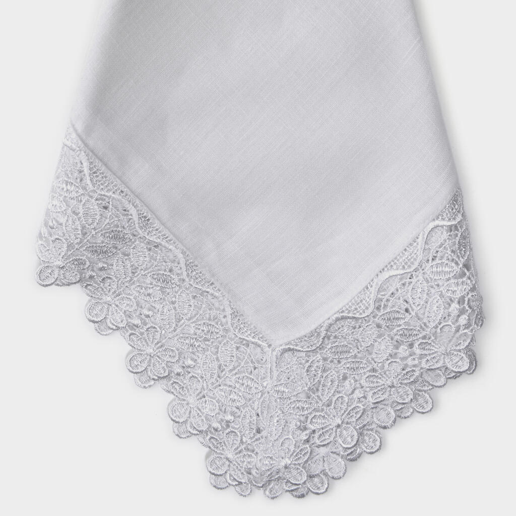 GUARDANAPO LINHO BRANCO GUIPIR