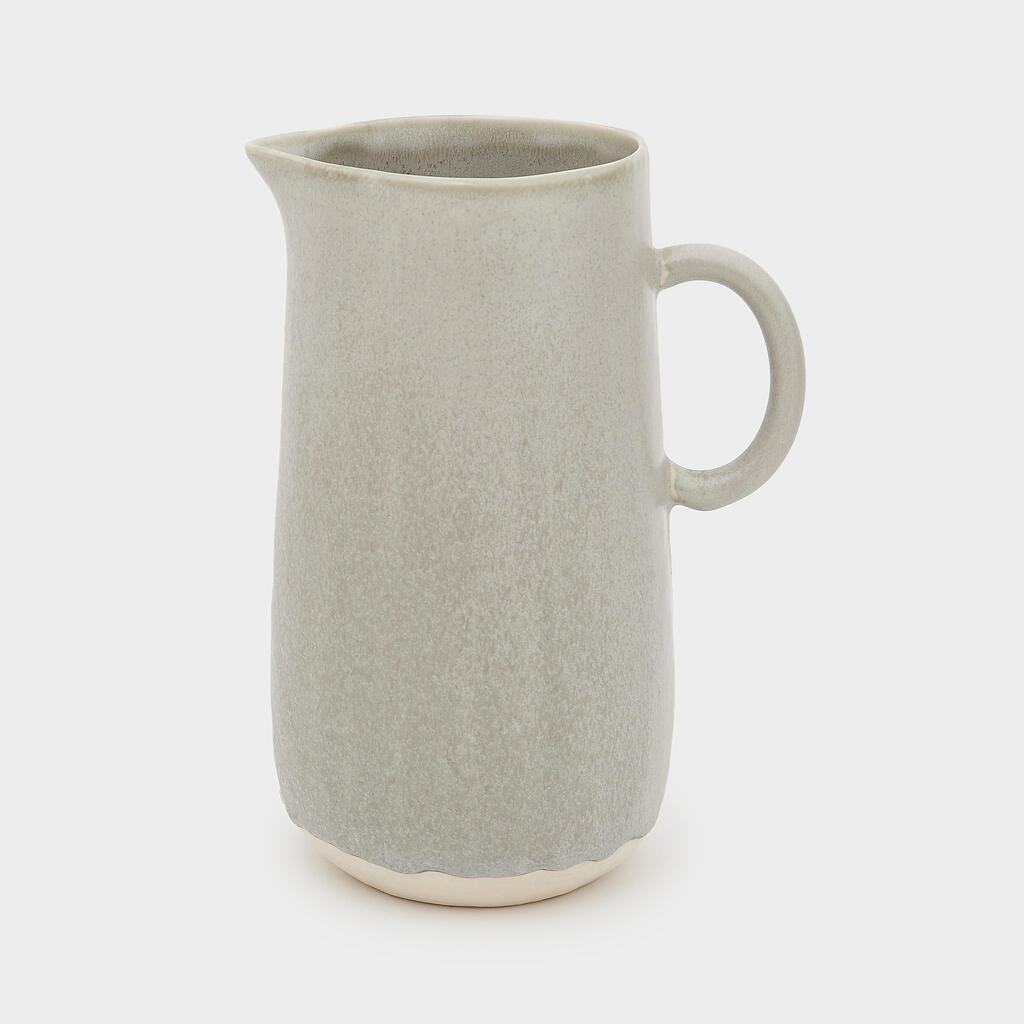 JARRA CERÂMICA CINZA ALTA