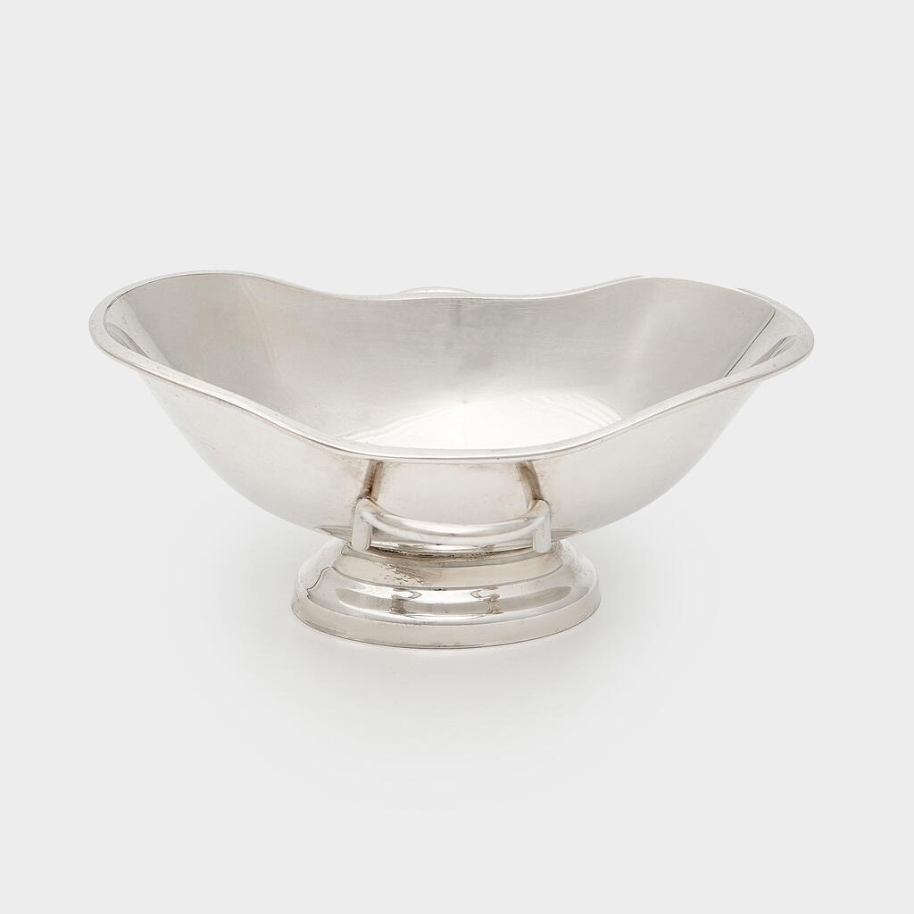 MOLHEIRA OVAL PRATA COM 2 ALÇAS
