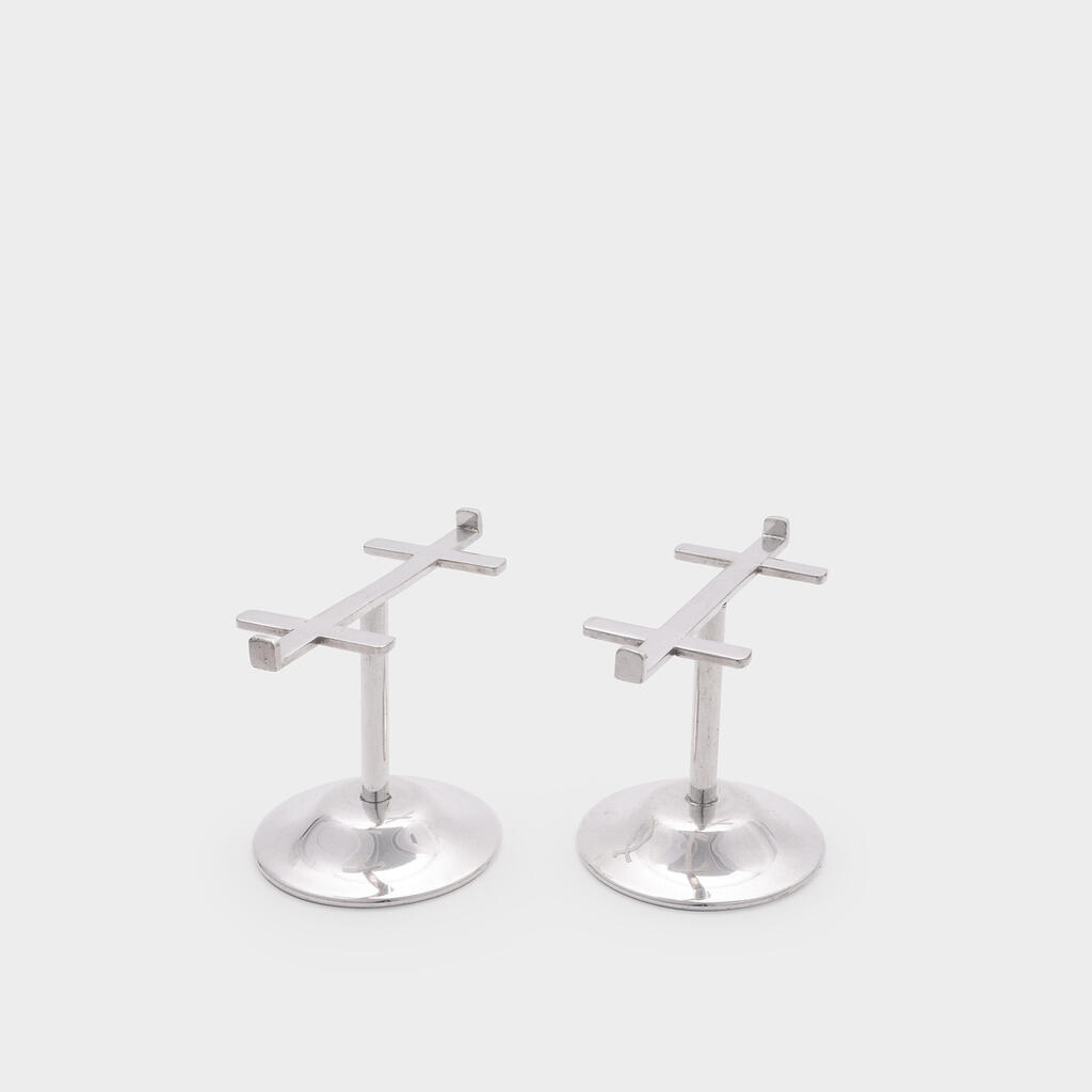 PAR ALTURA PRATA PARA SUPORTES DIVERSOS