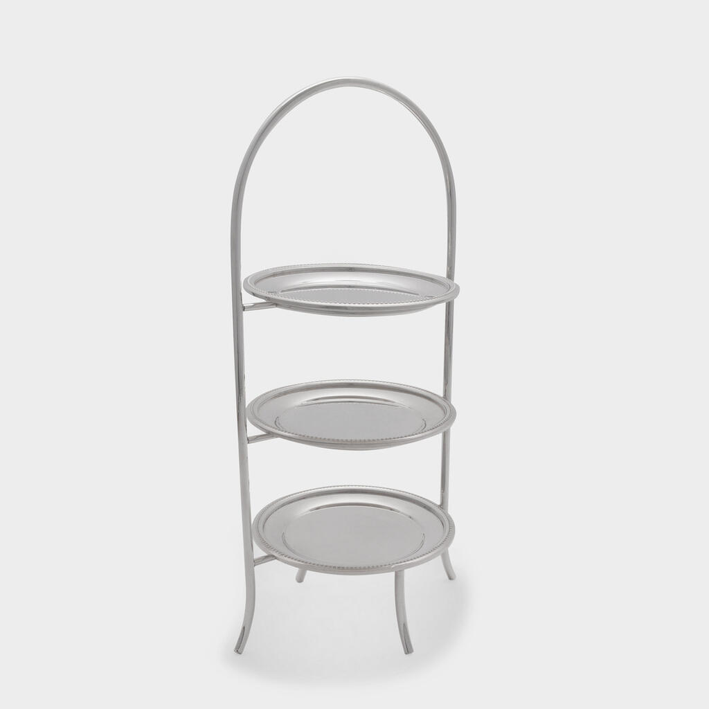 PETISQUEIRA PRATA PÉROLA 3 PRATOS