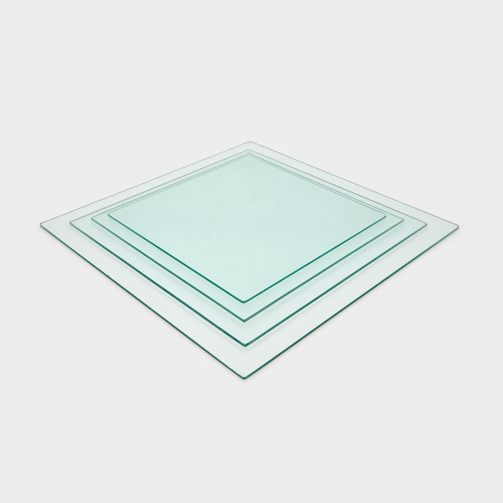 PLACA QUADRADO VIDRO