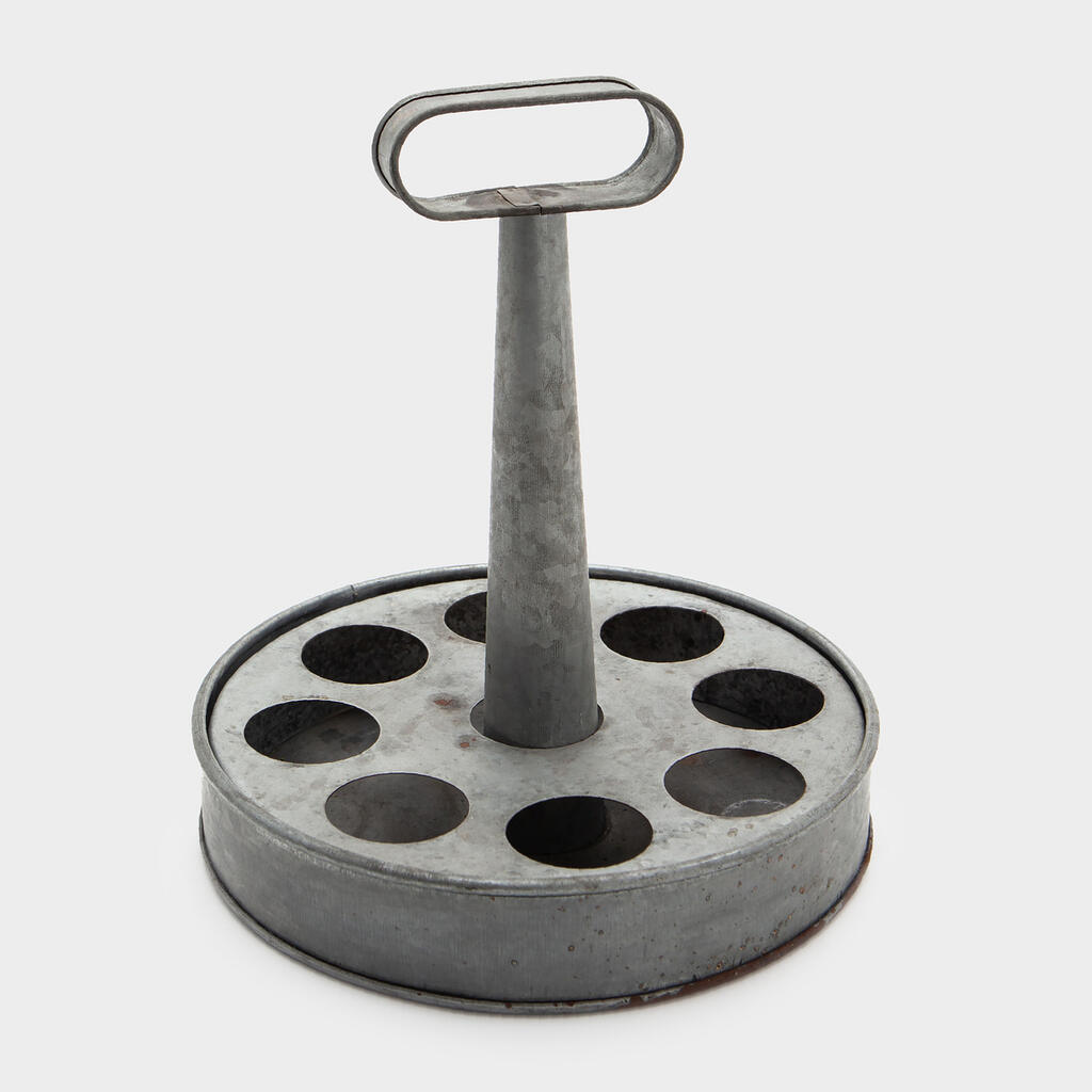 PORTA CILINDRO FERRO COM 8 FUROS