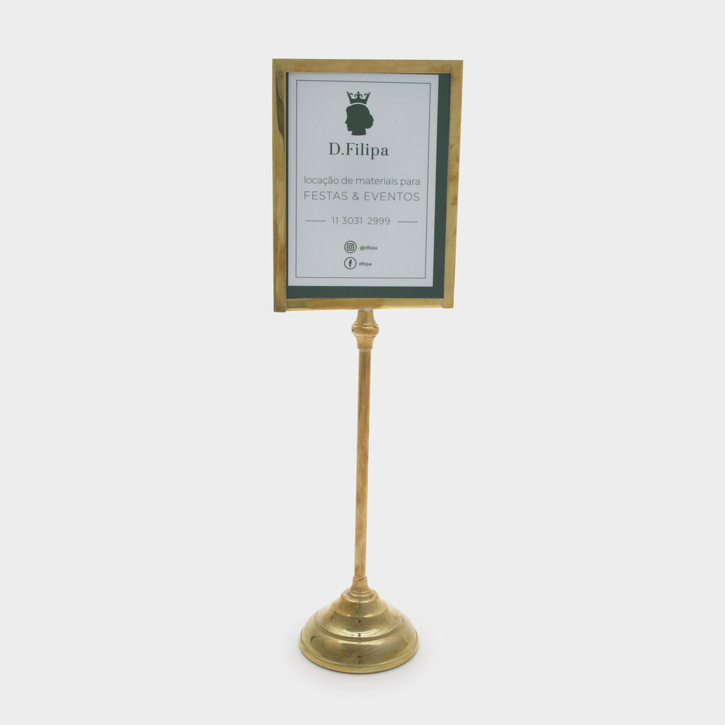 PORTA RETRATO DOURADO G