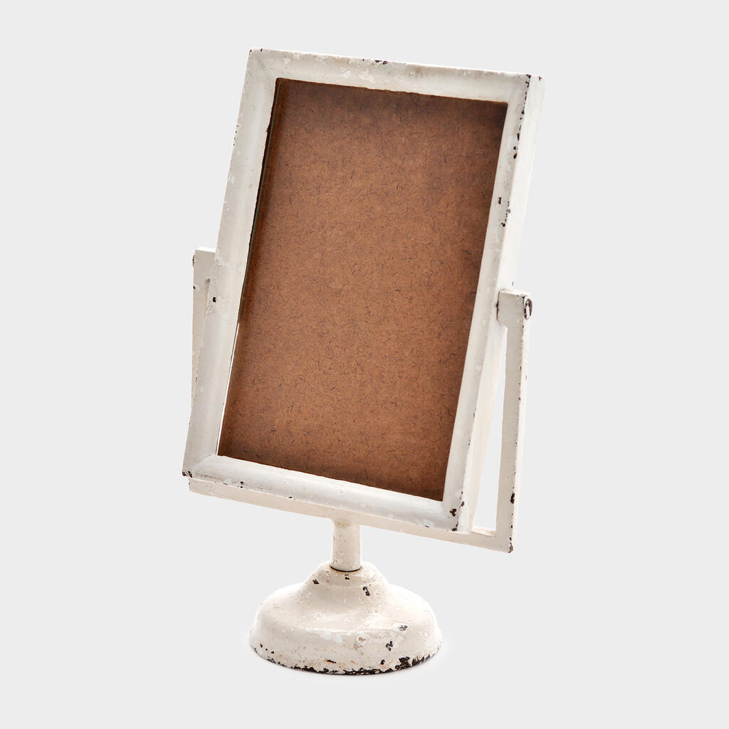 PORTA RETRATO FERRO BRANCO