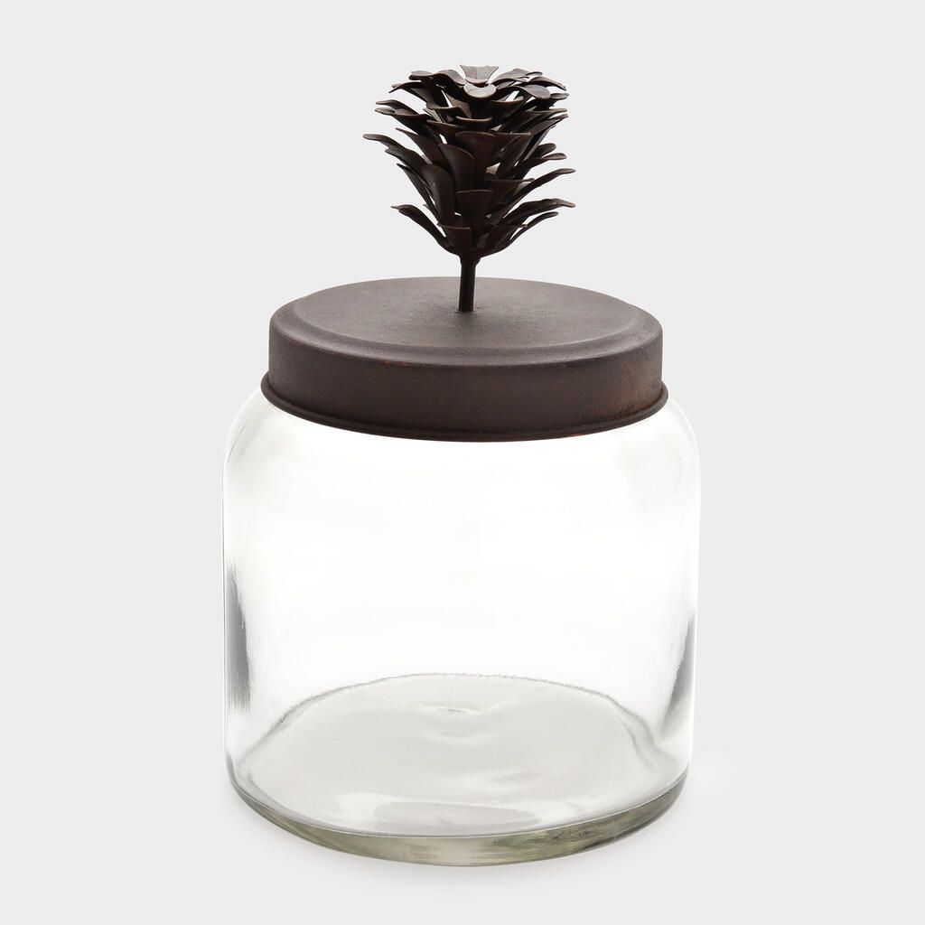 POTE VIDRO TAMPA PINHA