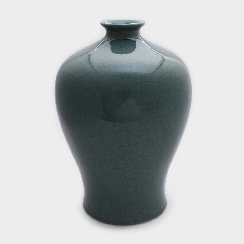 POTICHE REDONDO CELADON BOCA ESTREITA