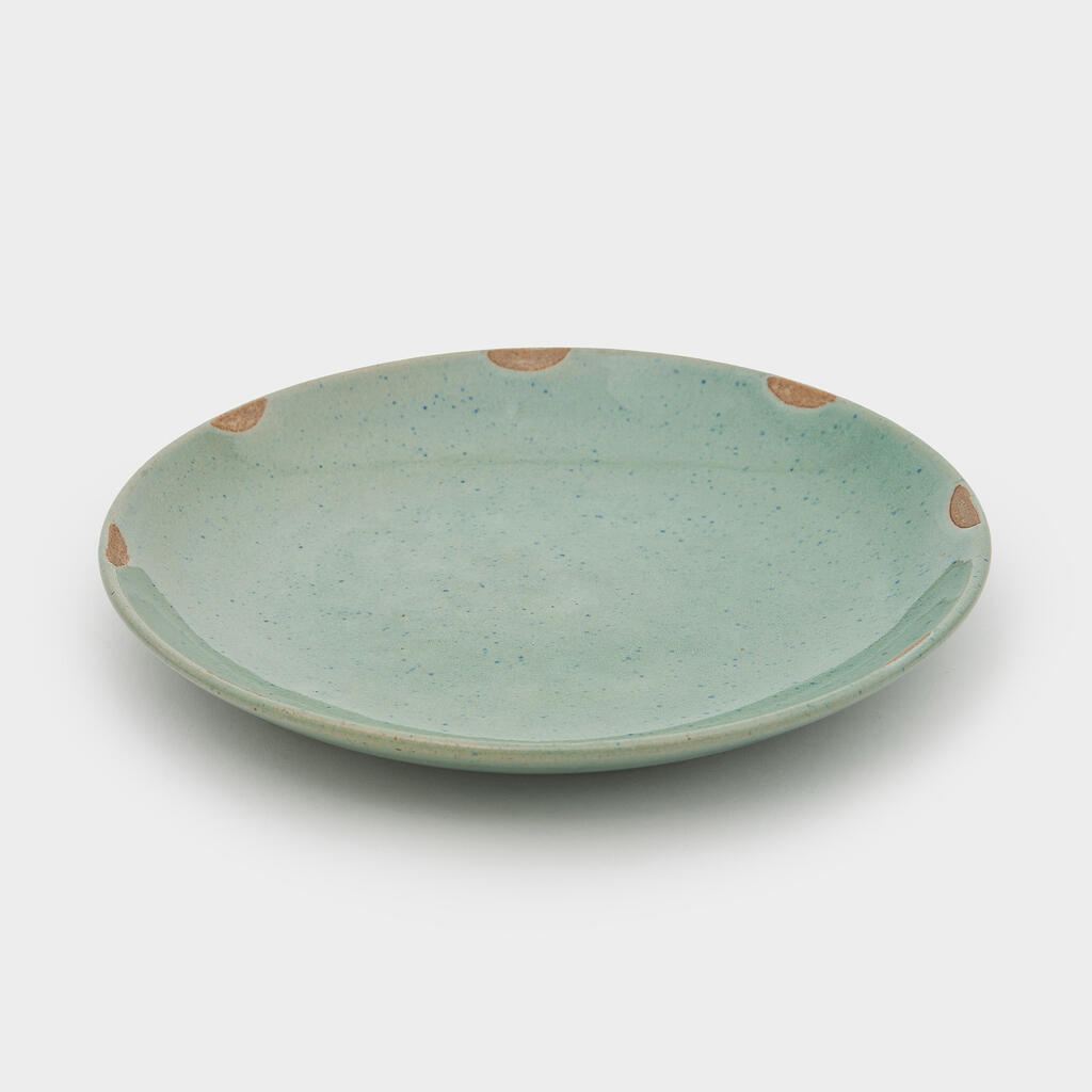 PRATO CERÂMICA CELADON 8 PT CRU BRILHO