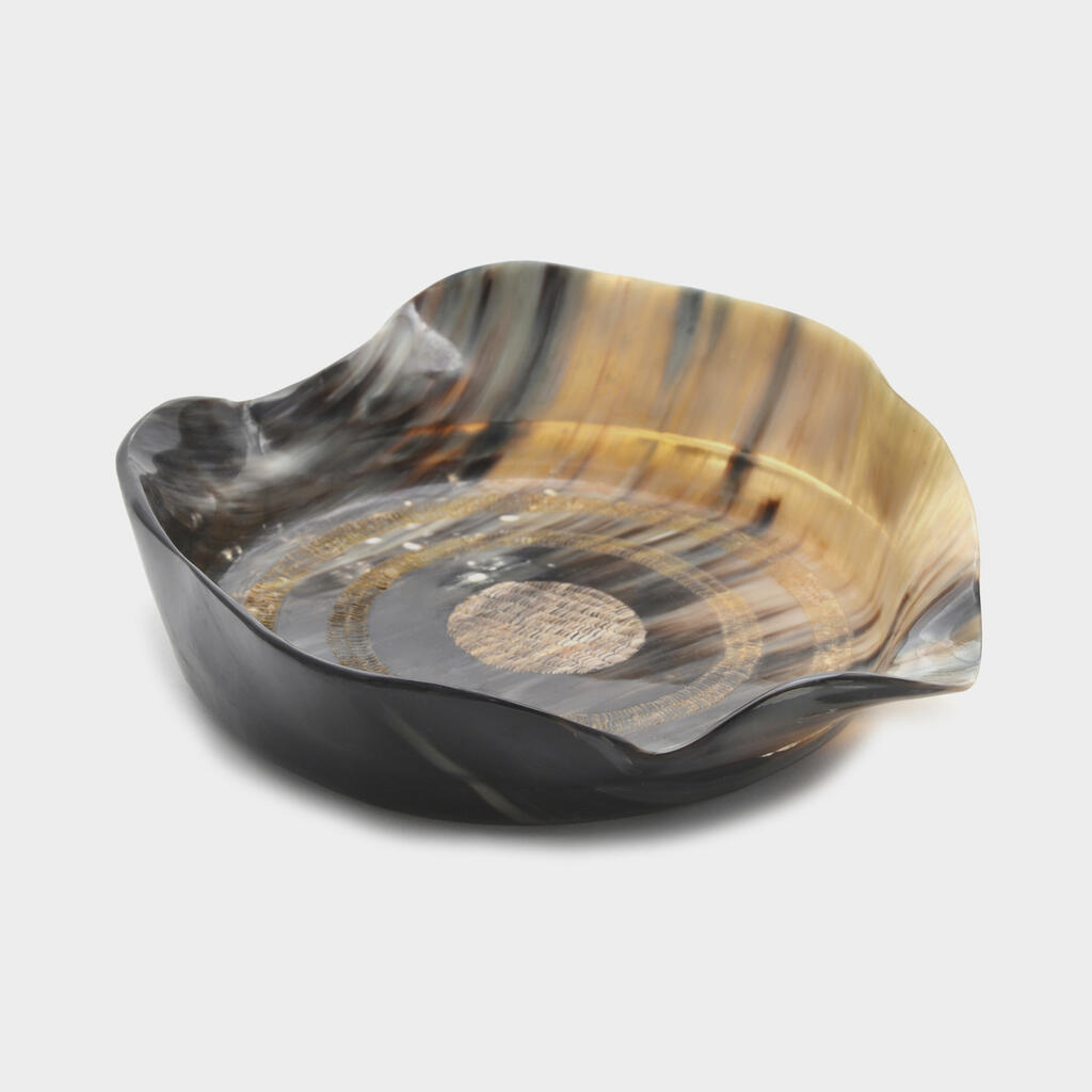 PRATO REDONDO CHIFRE OSSO BORDA