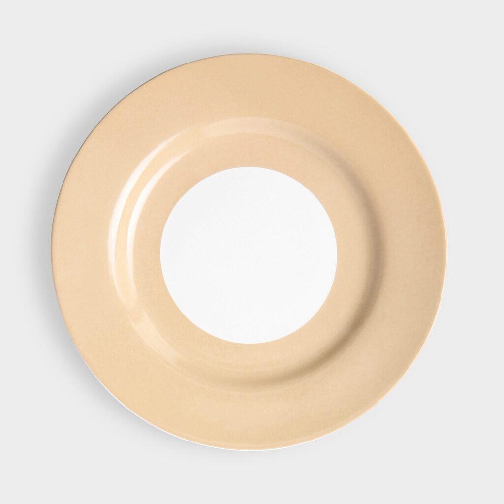 PRATO MESA KOSHER CAMURÇA BORDA LARGA (LEITE)