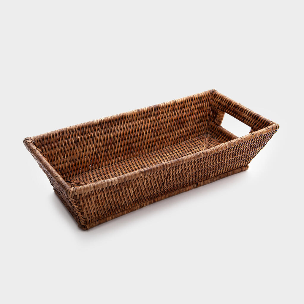 BANDEJA RETANGULAR JUNCO COM ALÇA