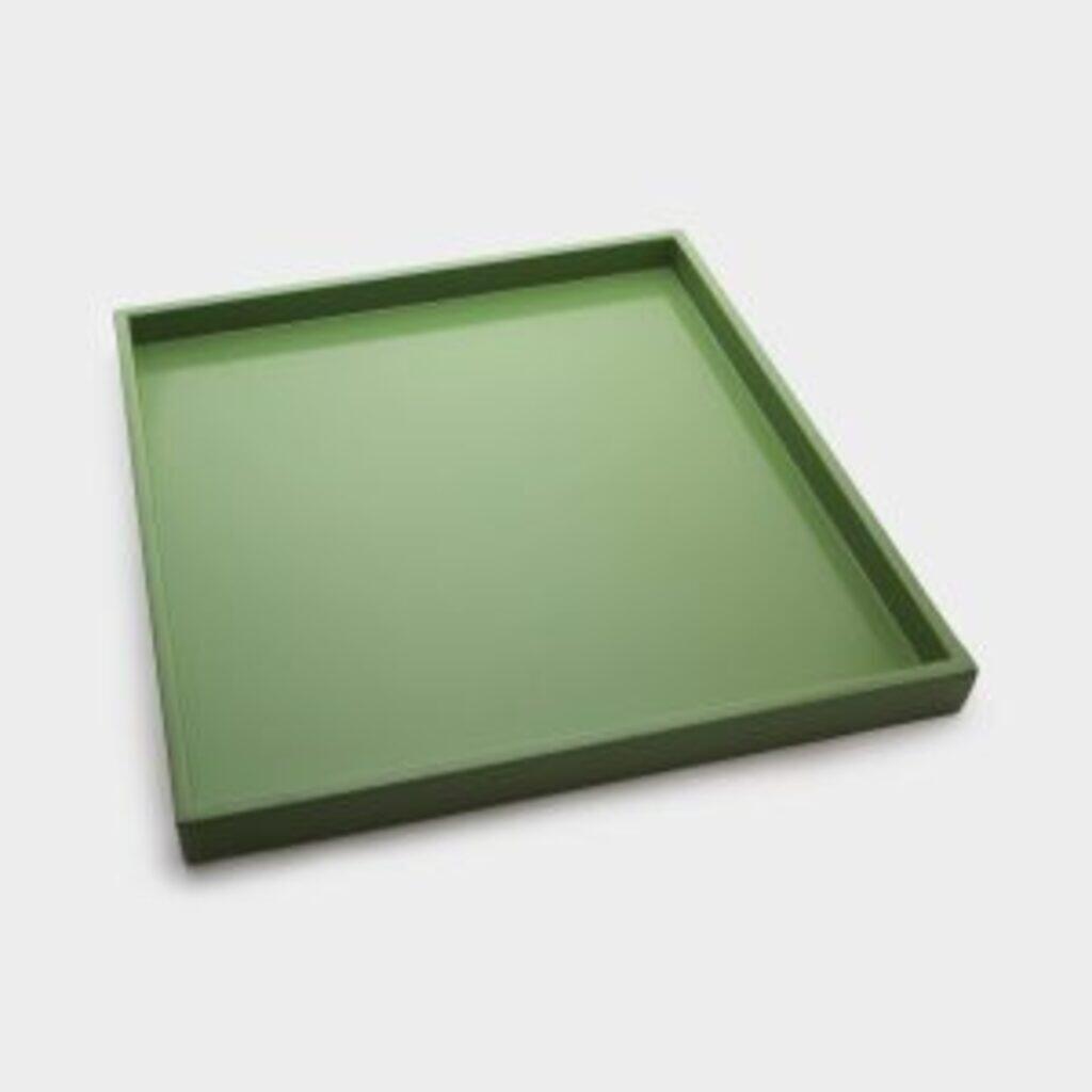 BANDEJA QUADRADA LACA CELADON
