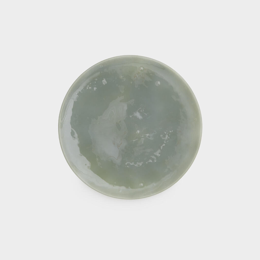 PRATO MESA VIDRO CELADON