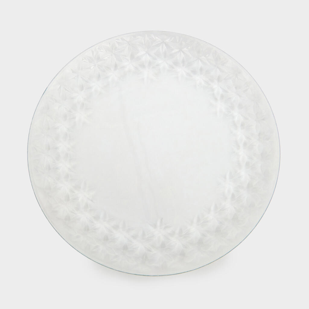 PRATO MESA VIDRO TRABALHADO