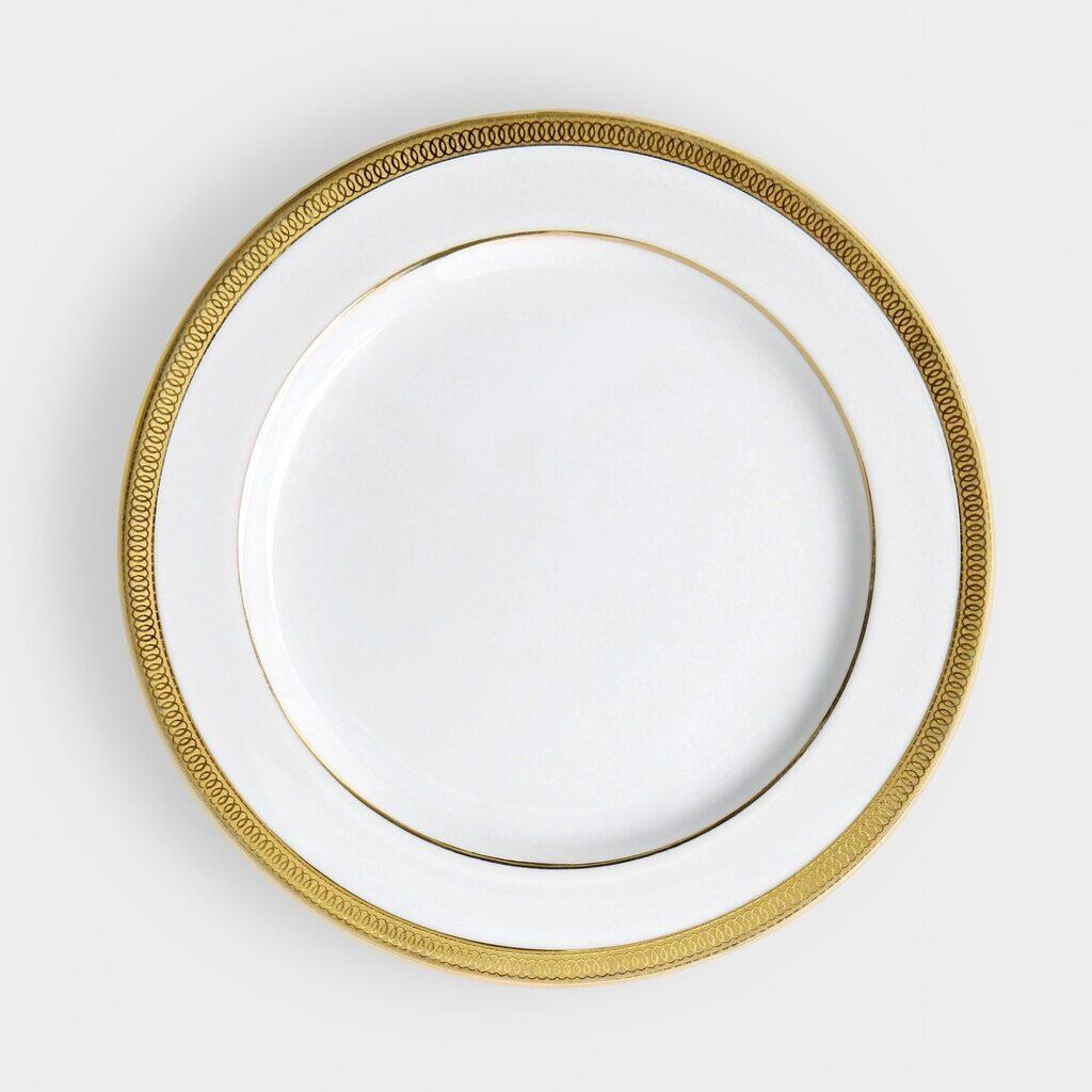 PRATO PÃO FRISO OURO