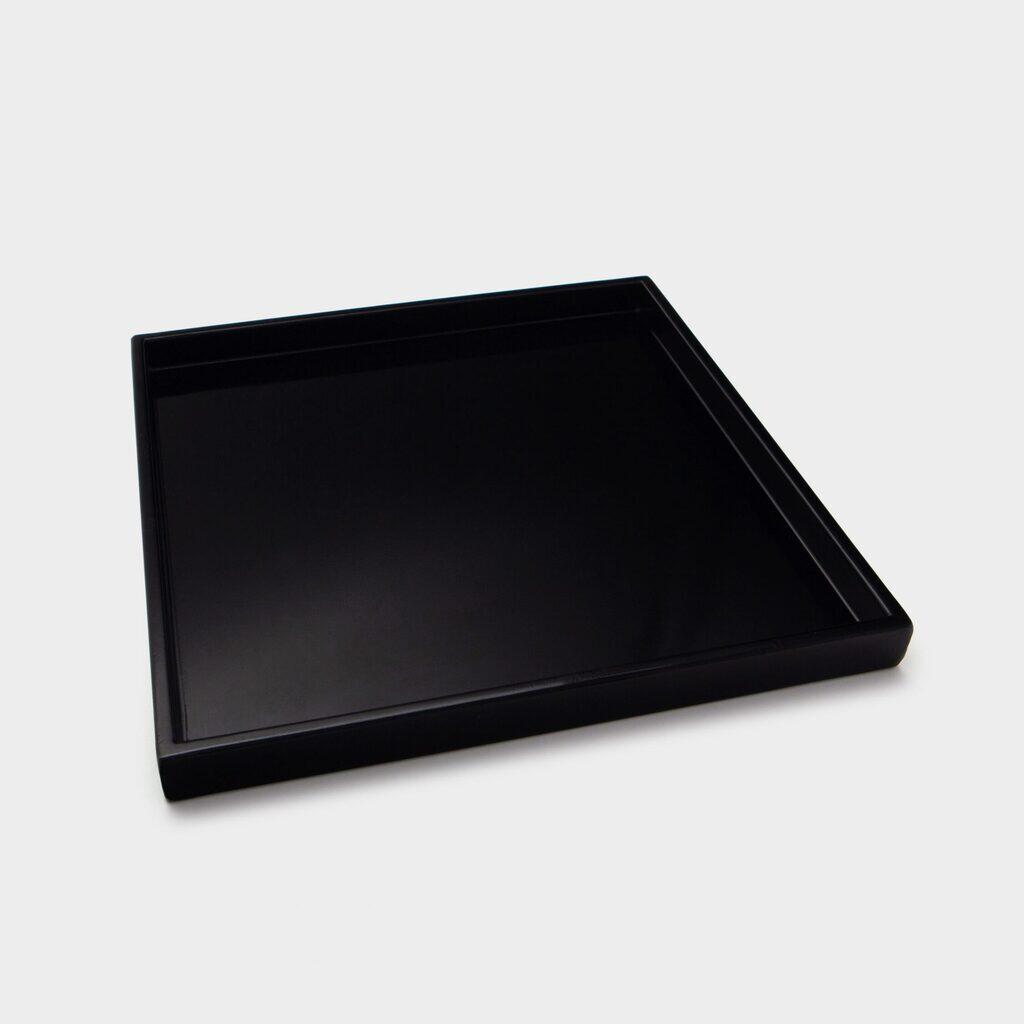 BANDEJA QUADRADA LACA PRETO