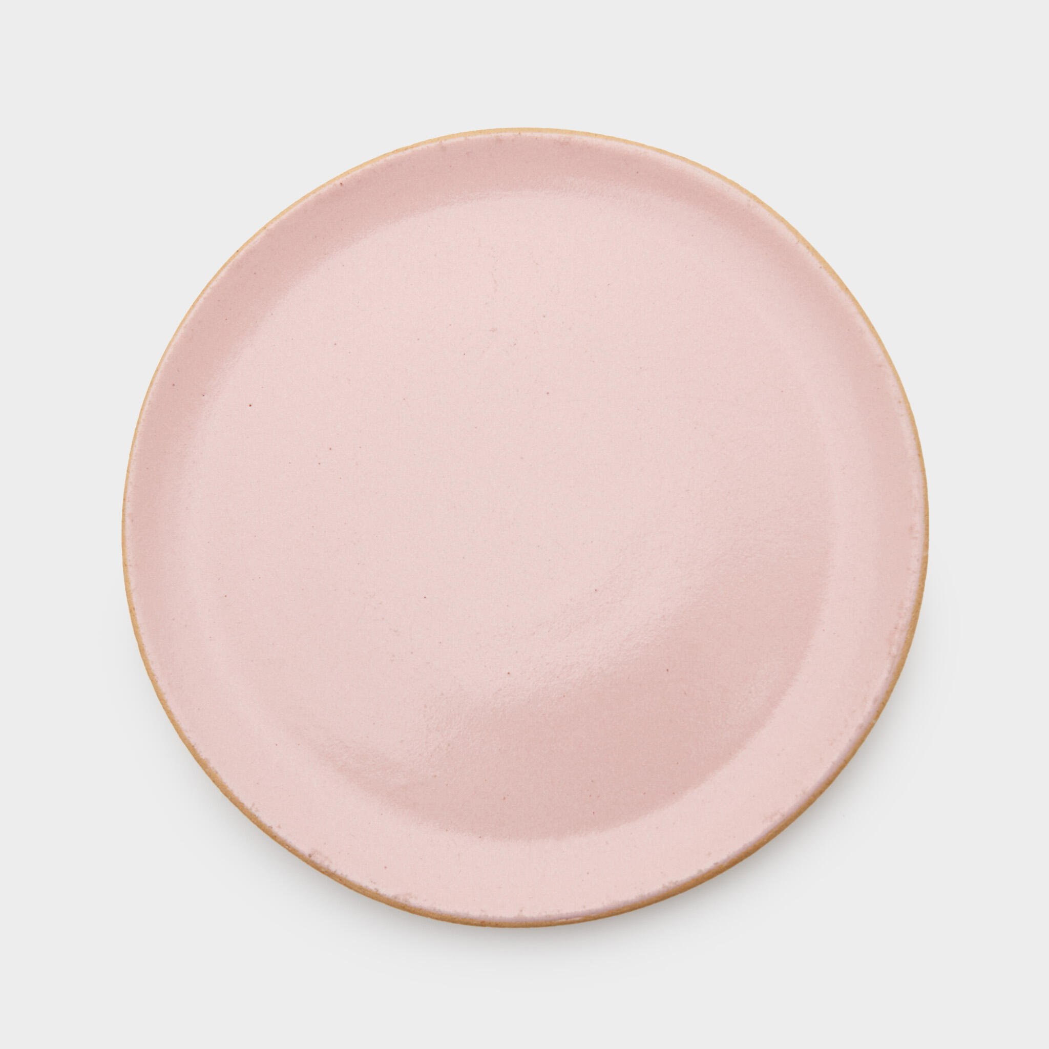 PRATO SOBREMESA CERÂMICA ROSA