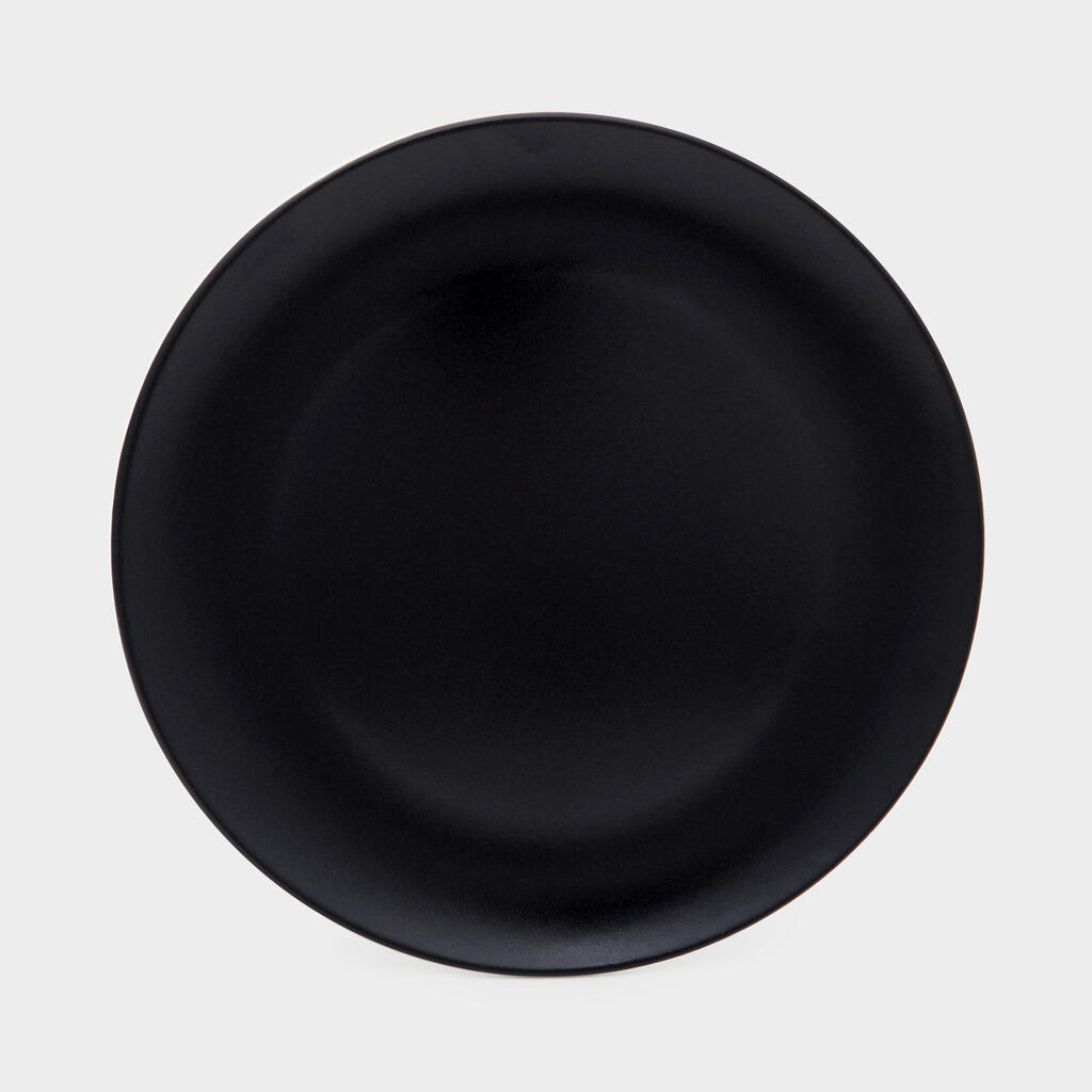 PRATO SOBREMESA PRETO CHAPADO