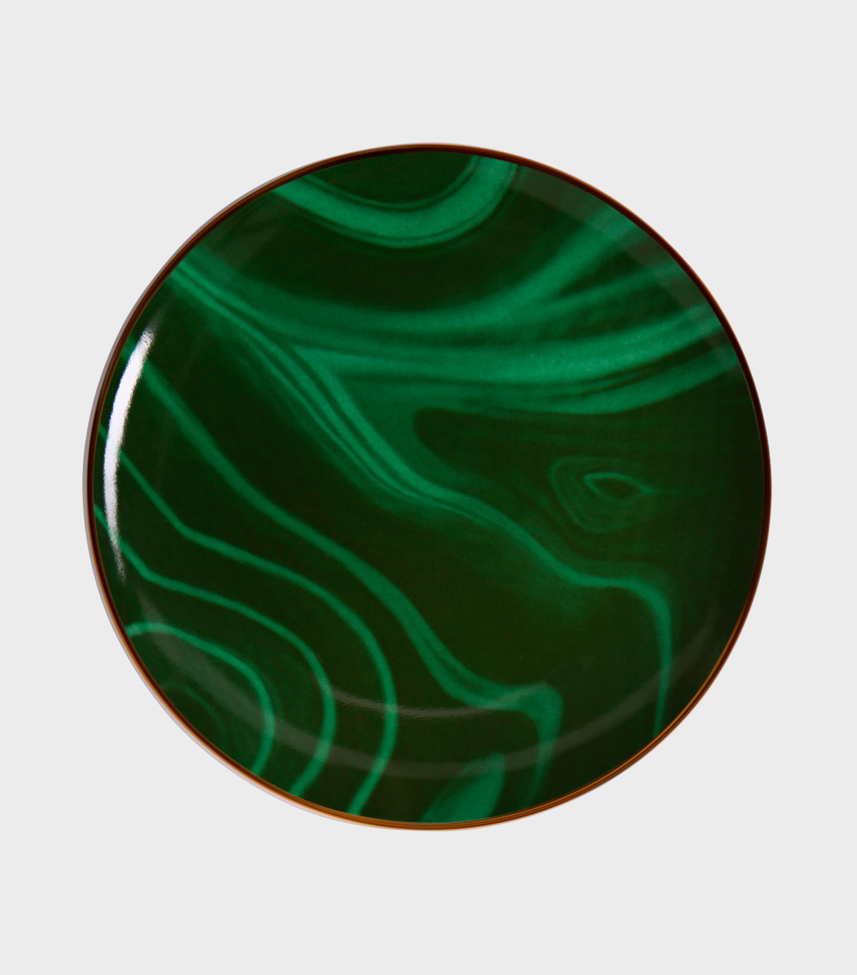 PRATO SOBREMESA KOSHER MALAQUITA (LEITE)