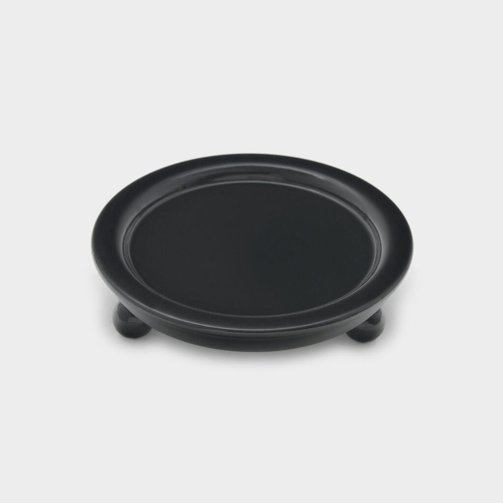 BANDEJA REDONDA LACA PRETO MINI