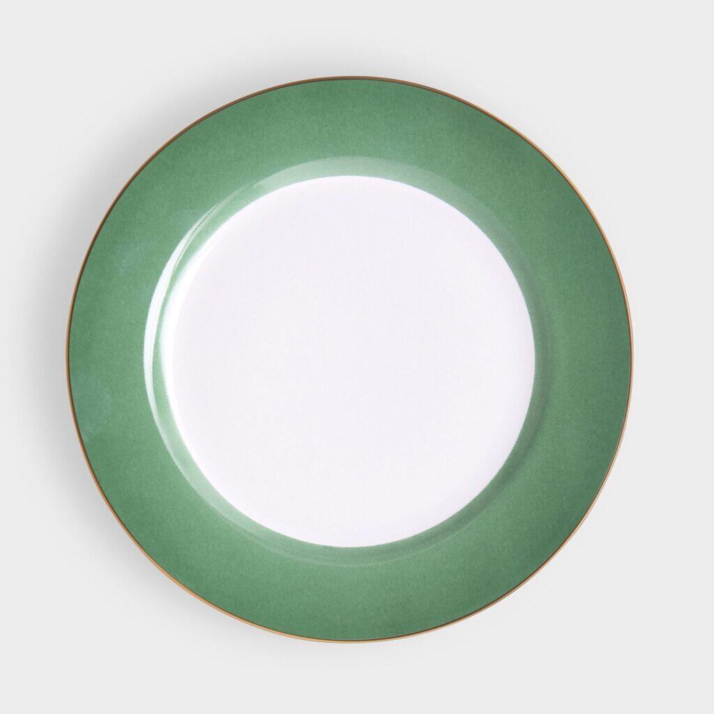 PRATO SOBREMESA VERDE ESCURO DEGRADE