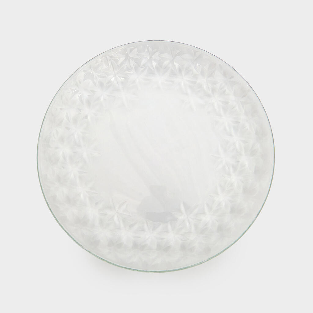 PRATO SOBREMESA VIDRO TRABALHADO