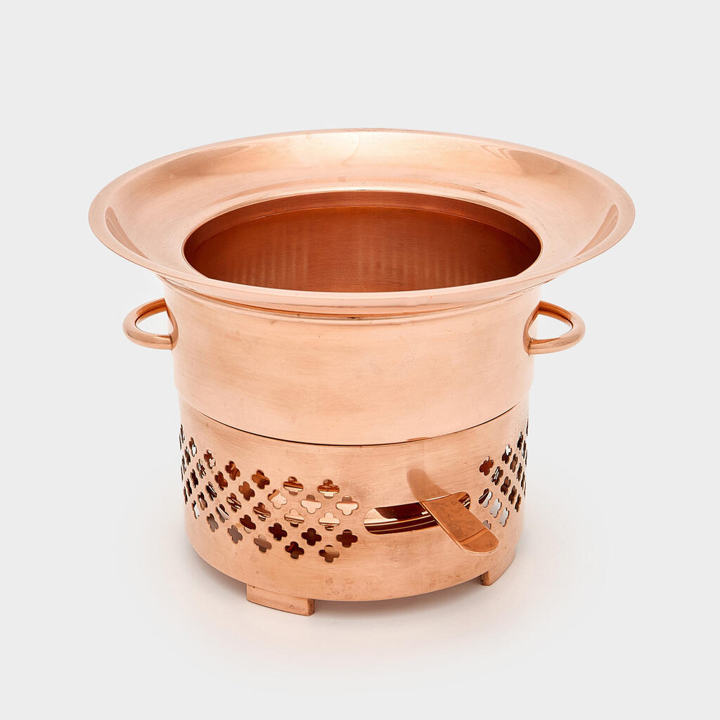 RECHAUD REDONDO COBRE