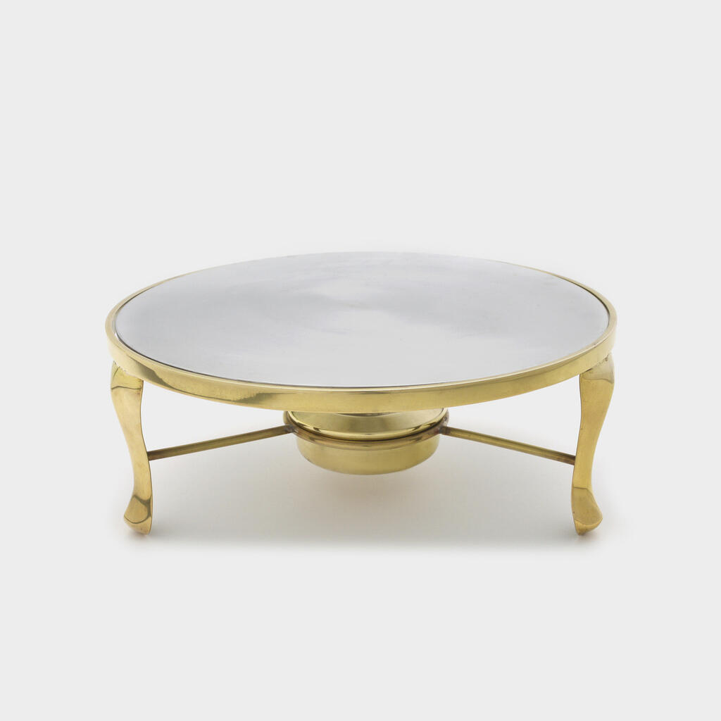 RECHAUD REDONDO DOURADO CHAPA - G