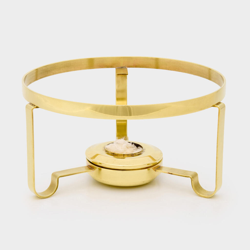 RECHAUD DOURADO BASE RETA