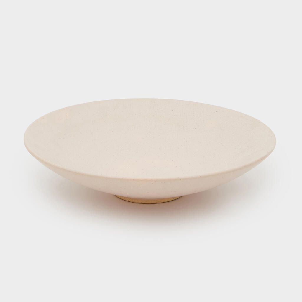 SALADEIRA CÔNICA CERÂMICA N.O ROSA