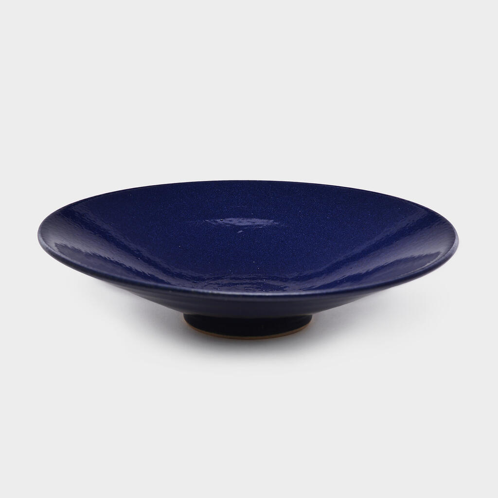 SALADEIRA CONICA CERÂMICA N.O AZUL