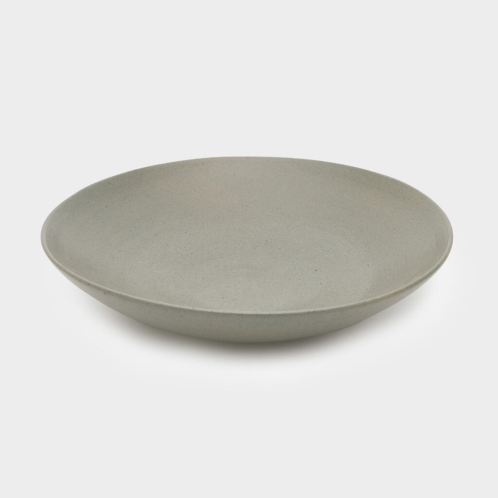 SALADEIRA REDONDA FUNDA CERÂMICA CINZA