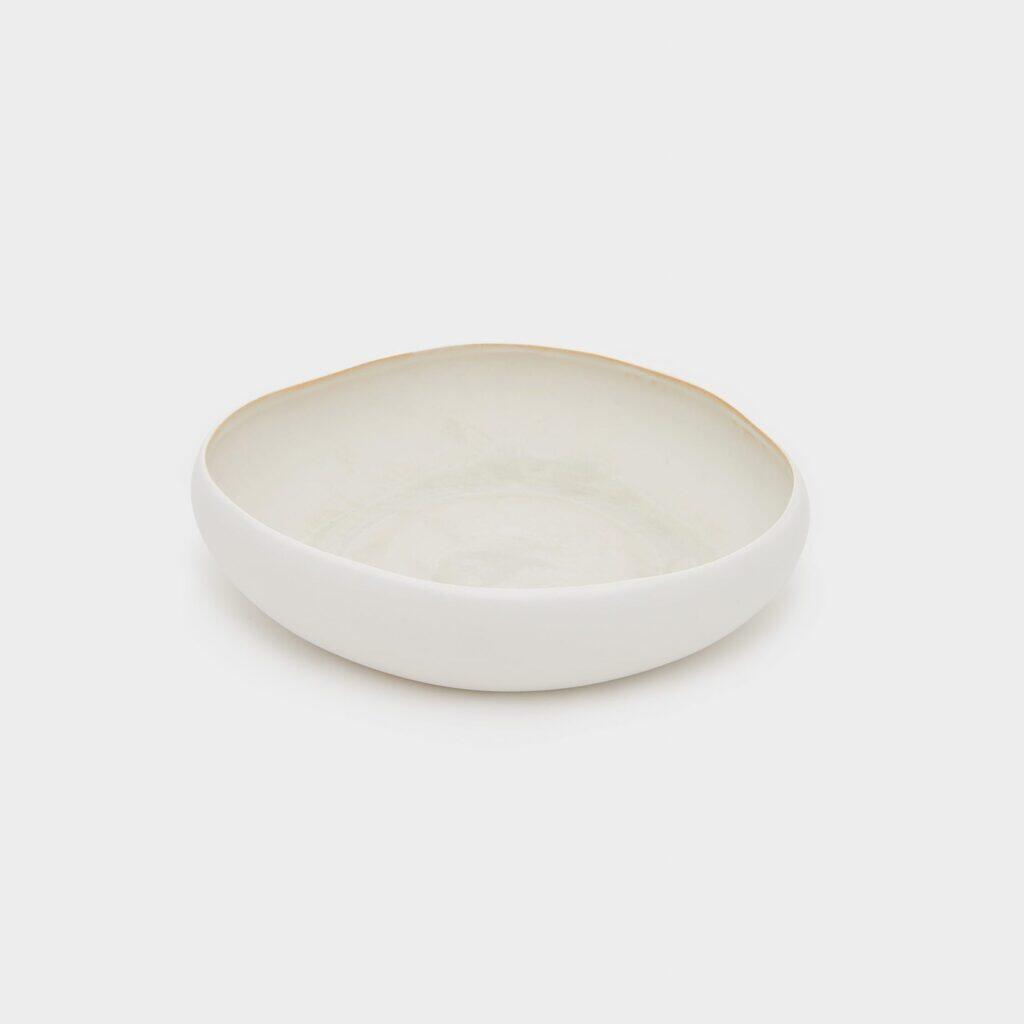 SALADEIRA ORGÂNICA CERÂMICA CRU