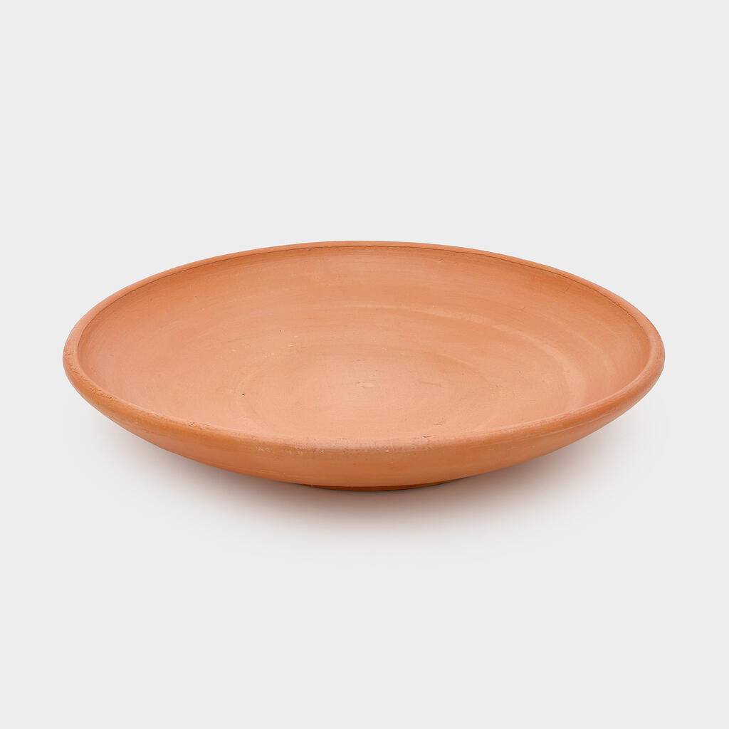 SALADEIRA REDONDA CERÂMICA TIJOLO NATURAL