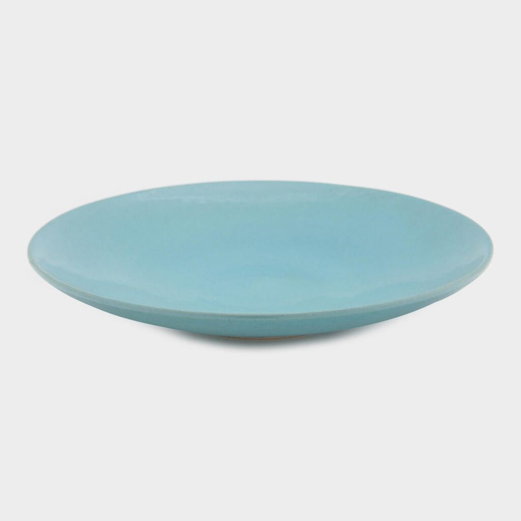 SALADEIRA CONICA CERÂMICA N.O TURQUESA