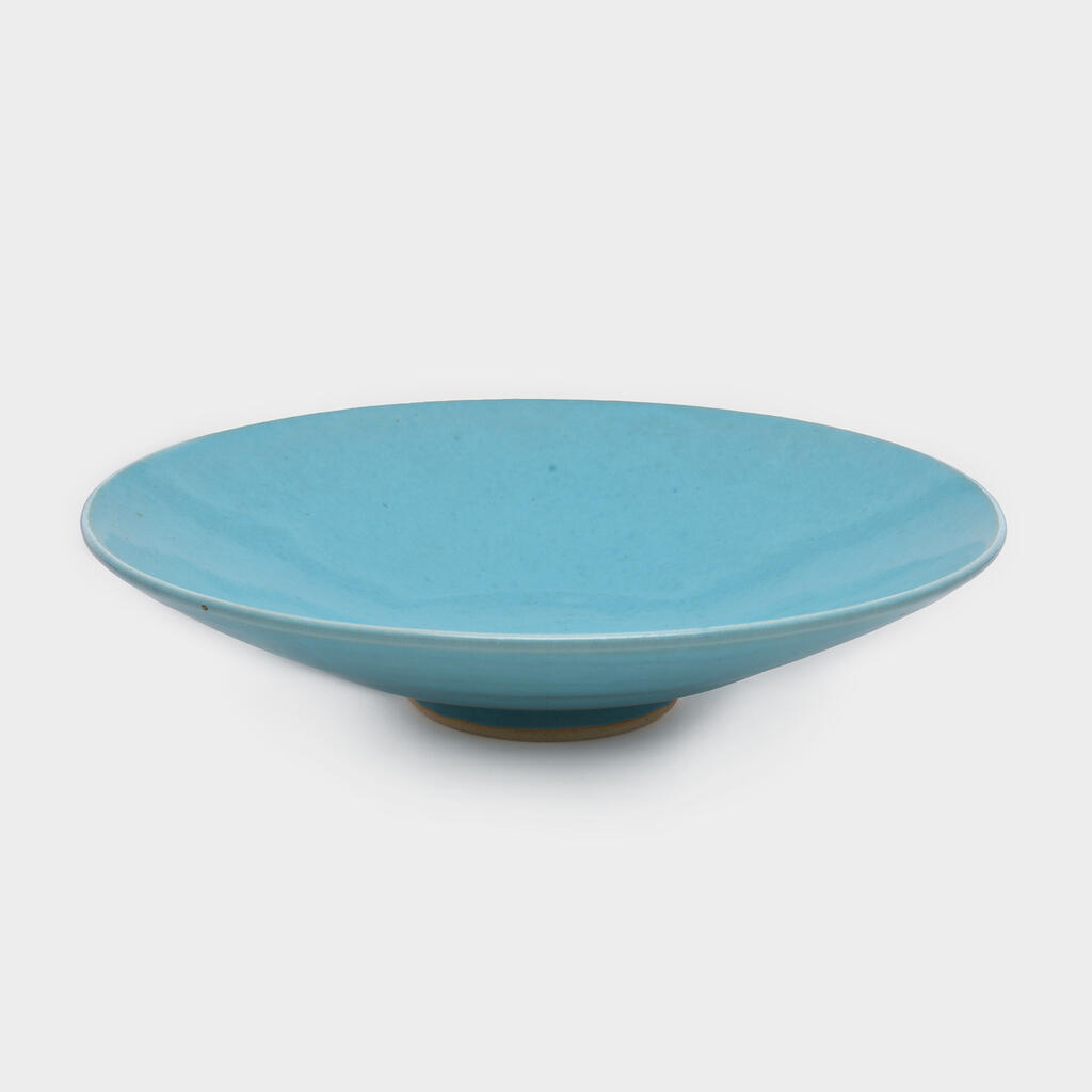 SALADEIRA CONICA CERÂMICA N.O TURQUESA