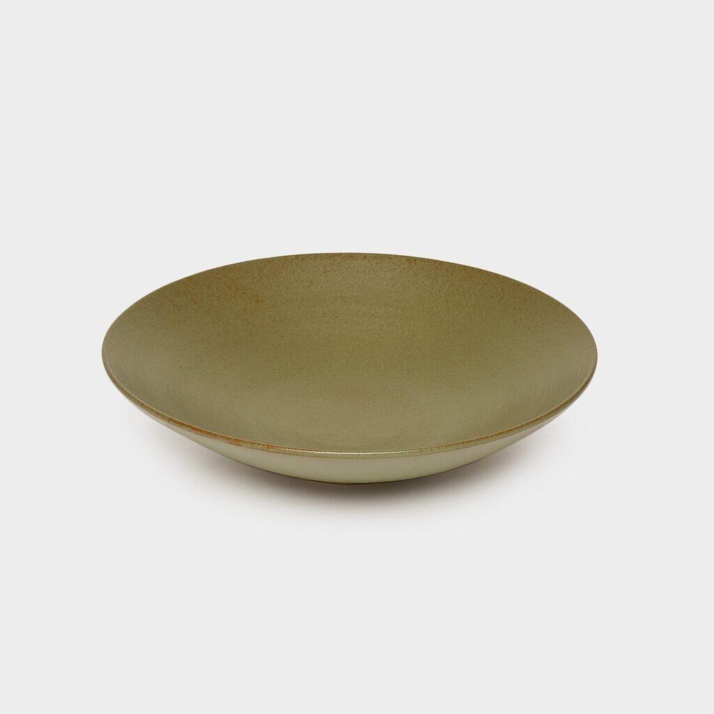 SALADEIRA CONICA CERÂMICA N.O VERDE OLIVA