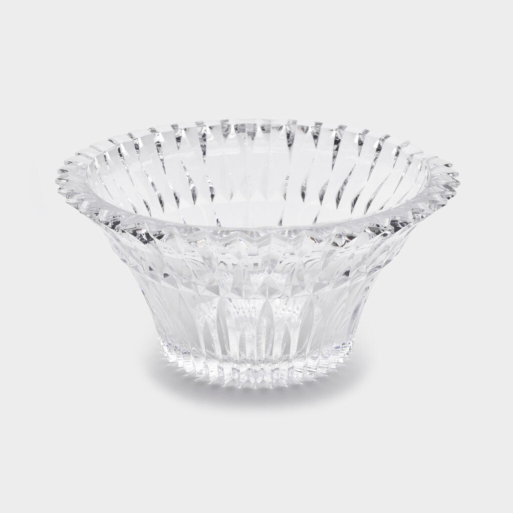 SALADEIRA CRISTAL RAIADA