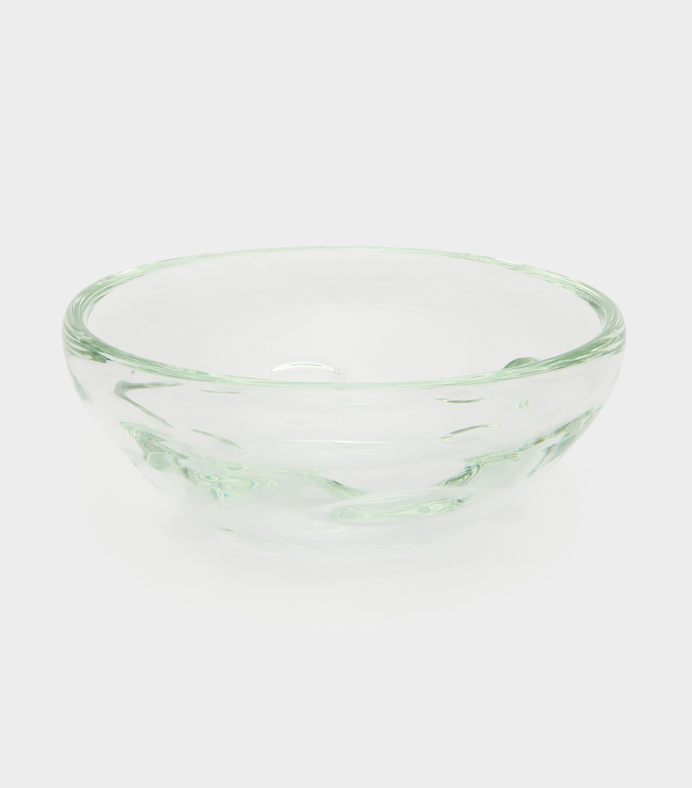 SALADEIRA REDONDA CRISTAL SOPRADO BOLAS