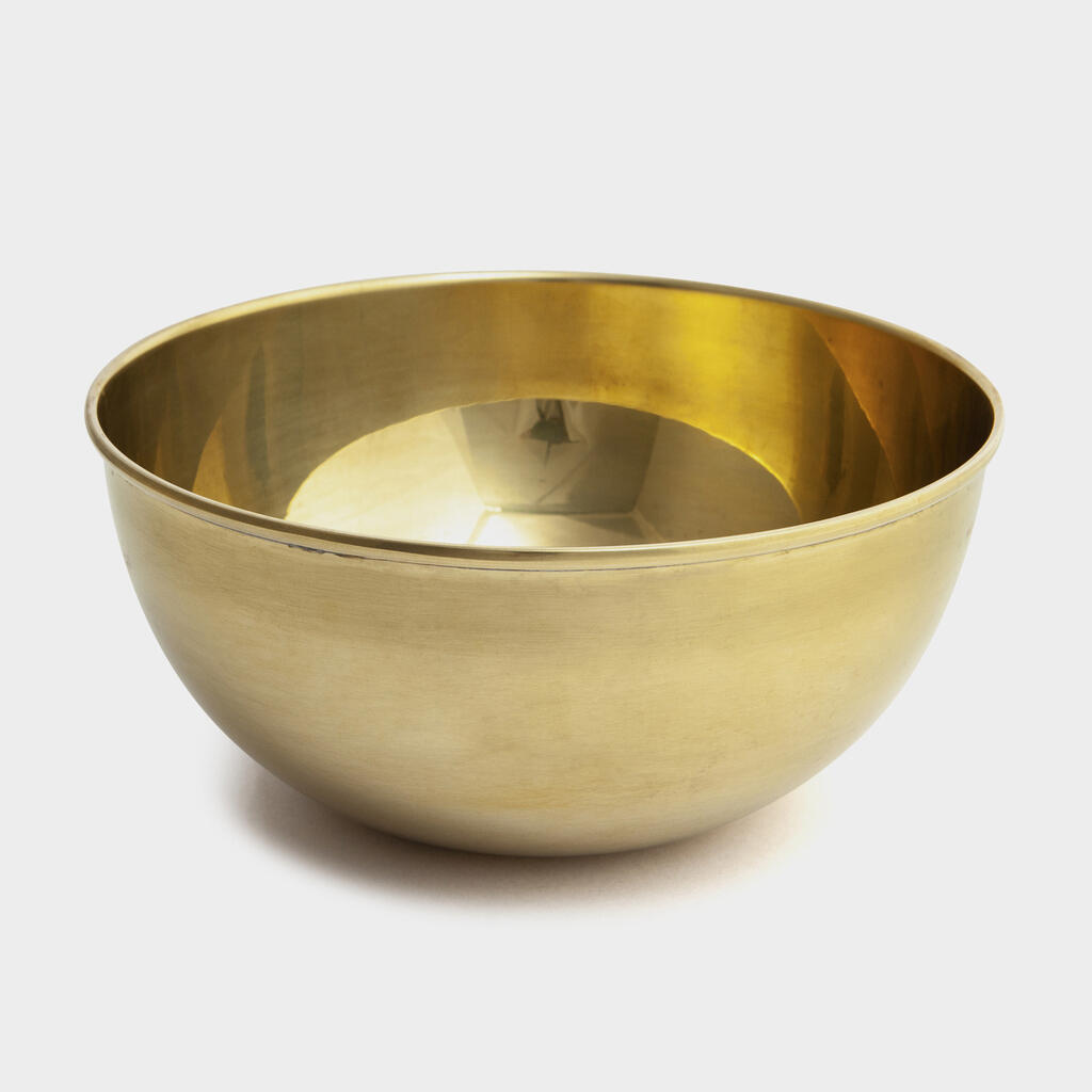 SALADEIRA FUNDA DOURADA LISA