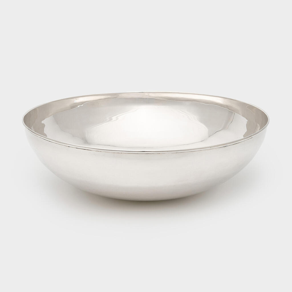 SALADEIRA FUNDA PRATA LISA