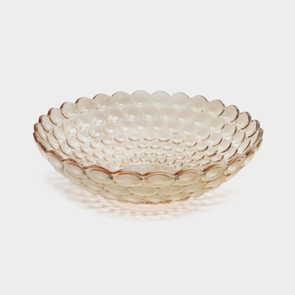 SALADEIRA VIDRO DOURADO BOLHA