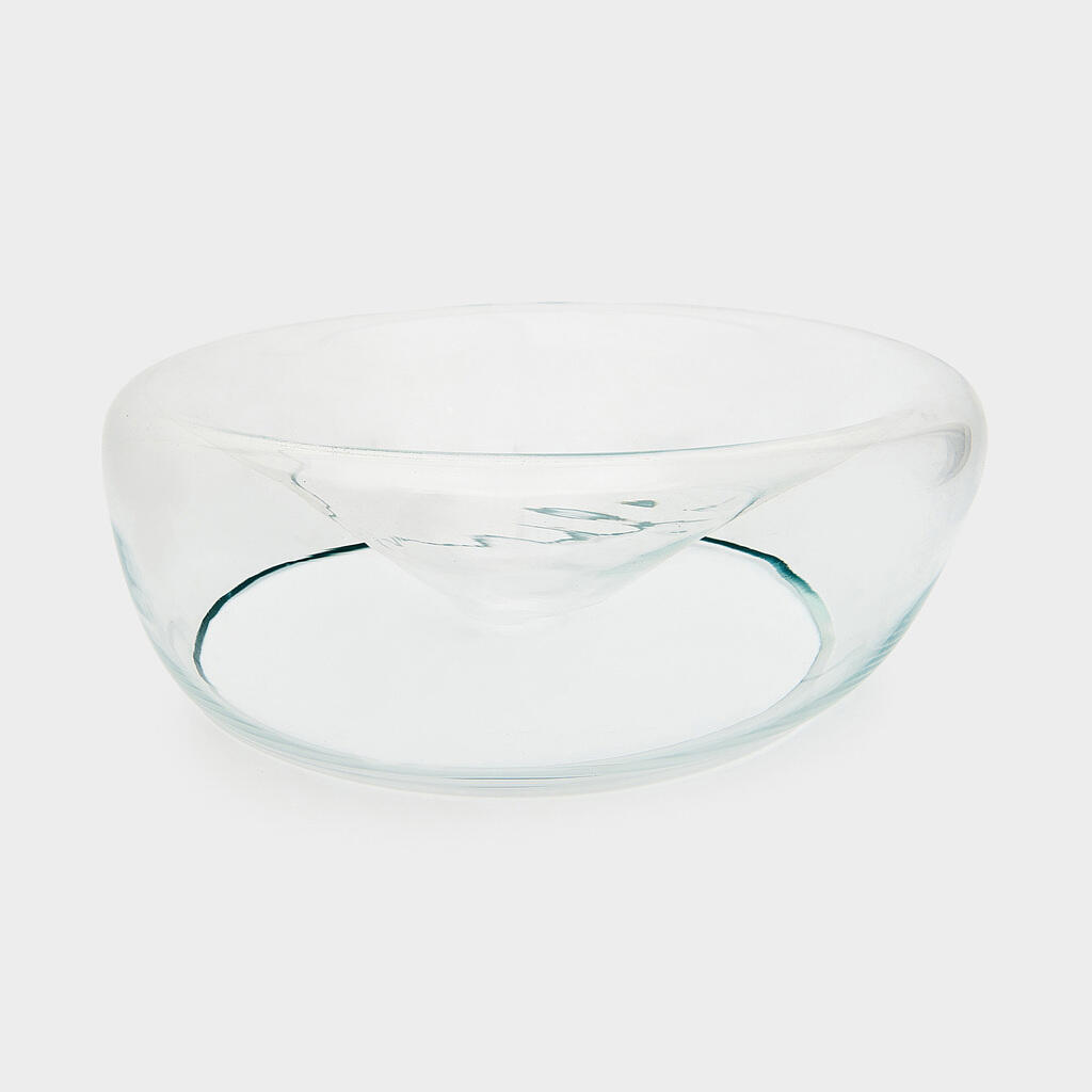 SALADEIRA VIDRO SOPRADO GROSSO CÔNCAVO