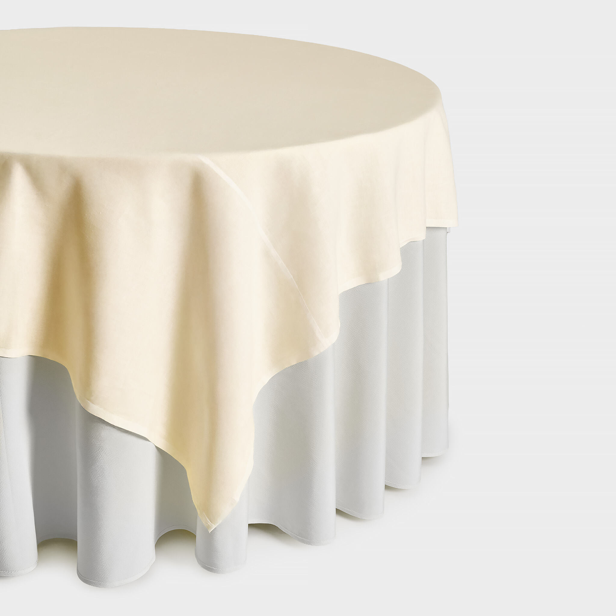 SOBRE TOALHA QUADRADA LINHO CREME