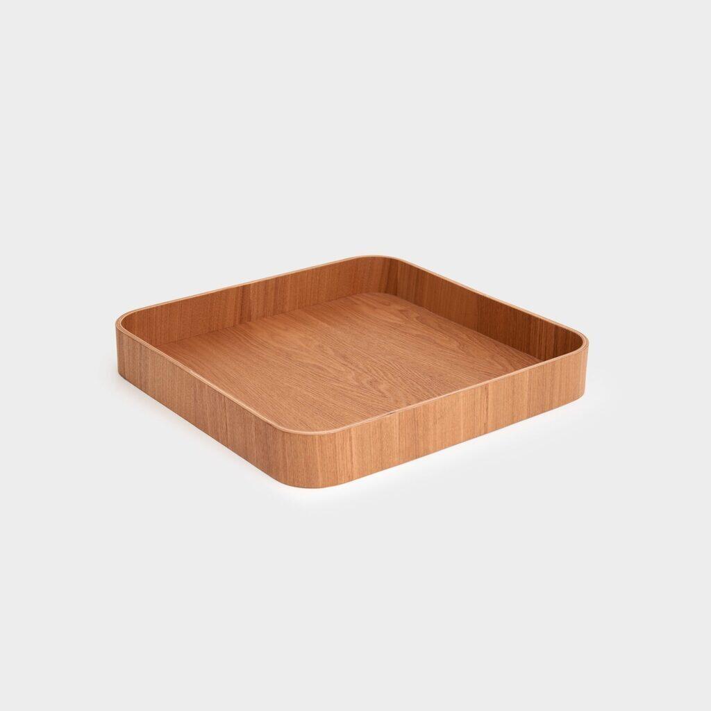 BANDEJA MADEIRA CLARA RAJADA CAIXA