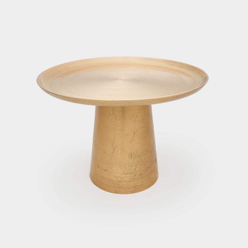 SUPORTE CÔNICO FERRO DOURADO