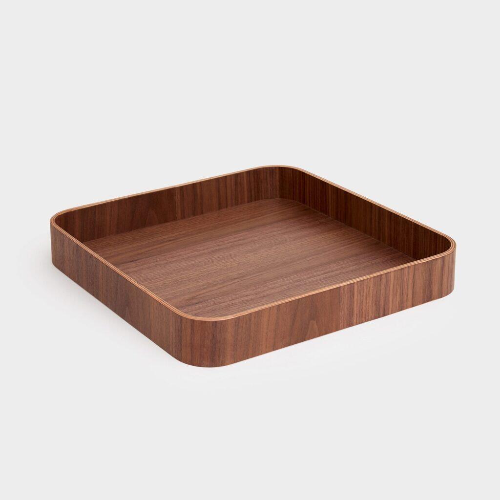 BANDEJA MADEIRA ESCURA RAJADA CAIXA