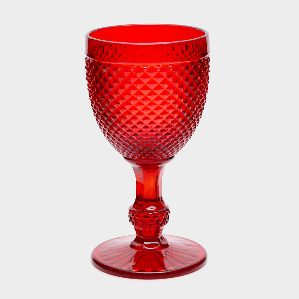 TAÇA ÁGUA VERMELHO BICO DE JACA