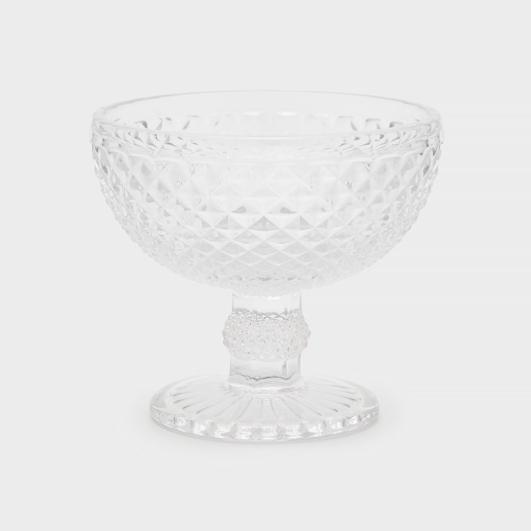 TAÇA SORVETE TRANSPARENTE BICO DE JACA